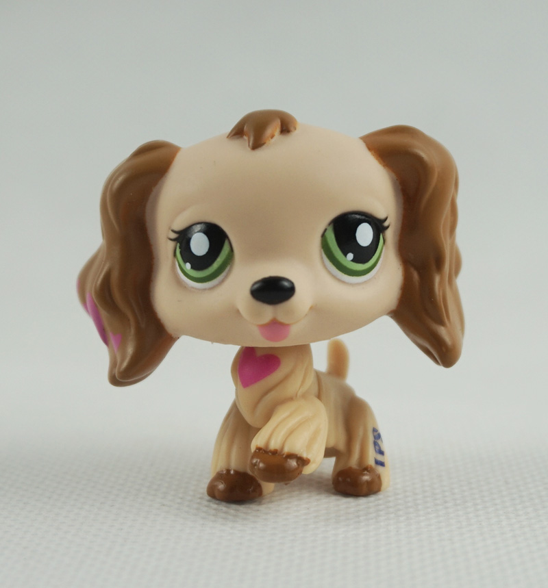 Littlest Pet Shop LPS Toys #1963 Puppy Cream Cocker Spaniel Dog Pink ...