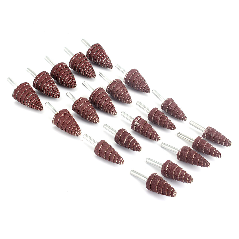 20pcs cone shape 1030mm Sanding Grinding point set for polishing