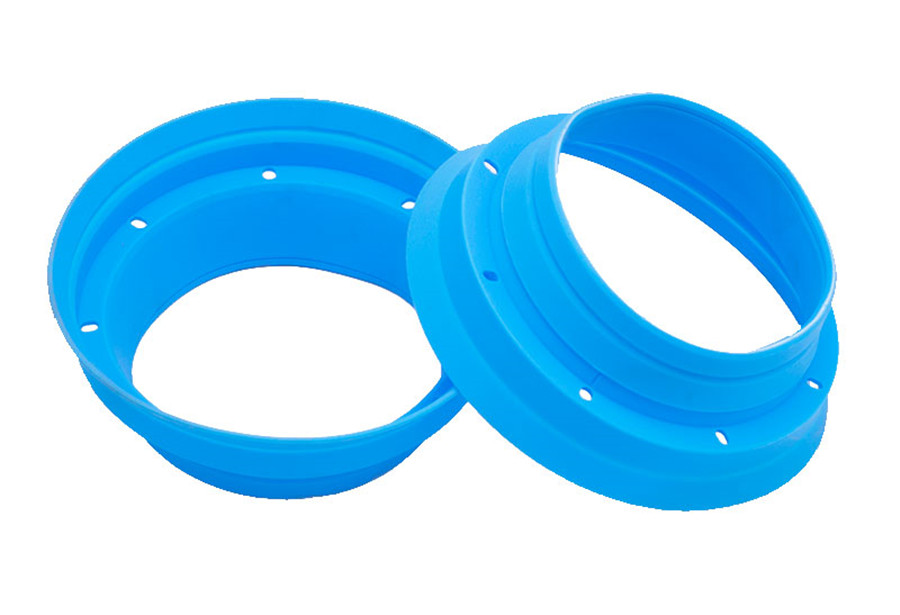 2pcs Car Speaker Baffle Waterproof Silicone Cover for 6.5 Inch Coaxial