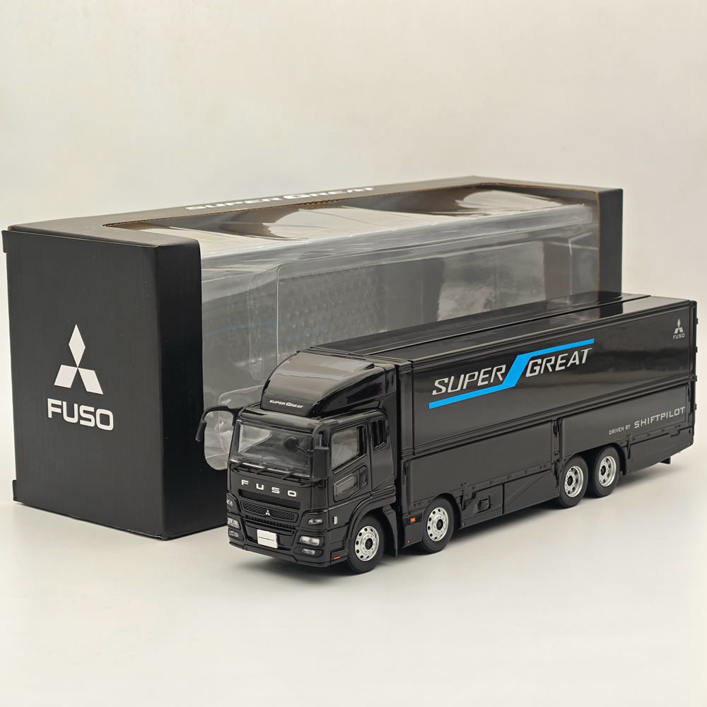 FUSO SUPER GREAT 1/43 ミニカー 1/43 Scale Mitsubishi FUSO Super Great Tractor truck White