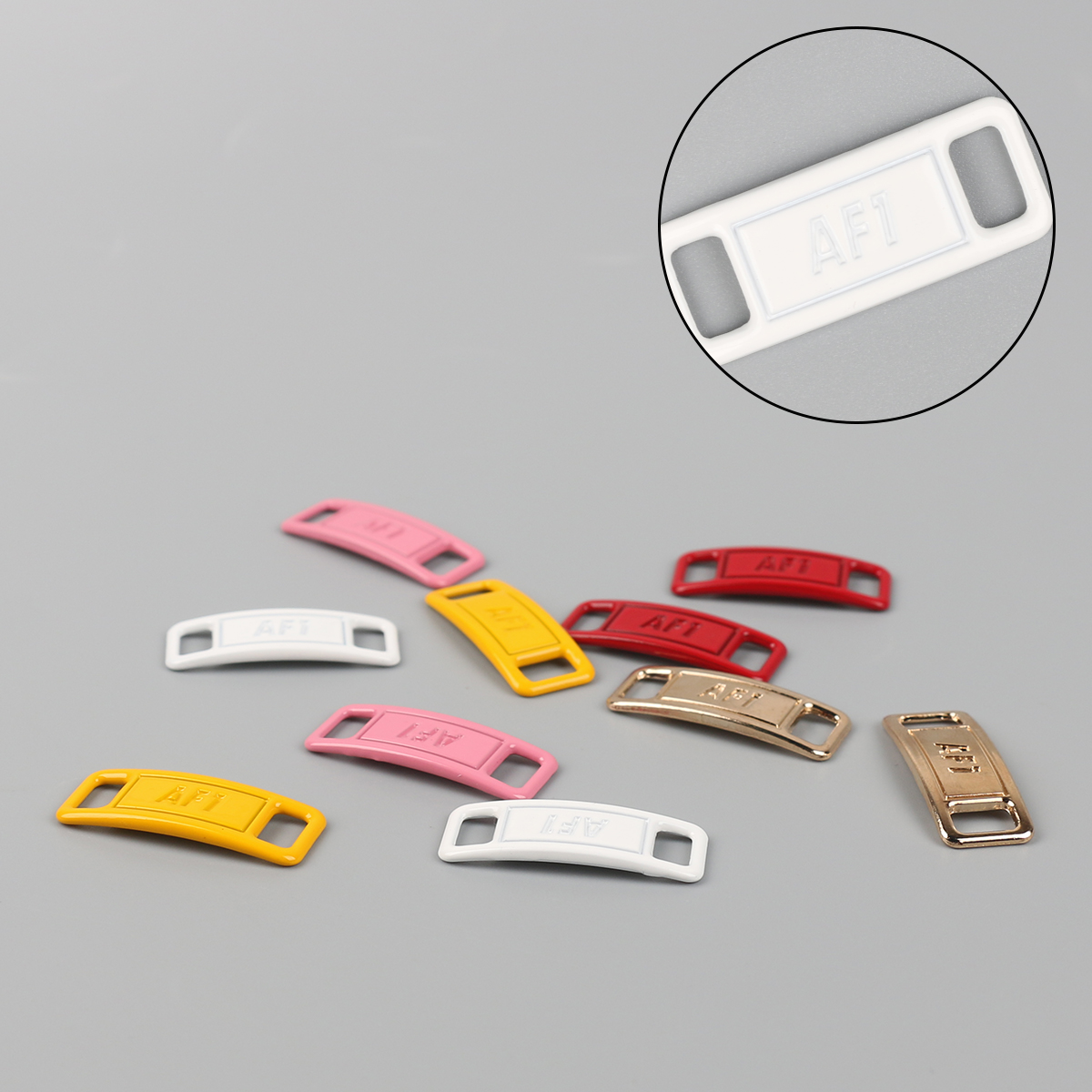 metal piece for air force ones