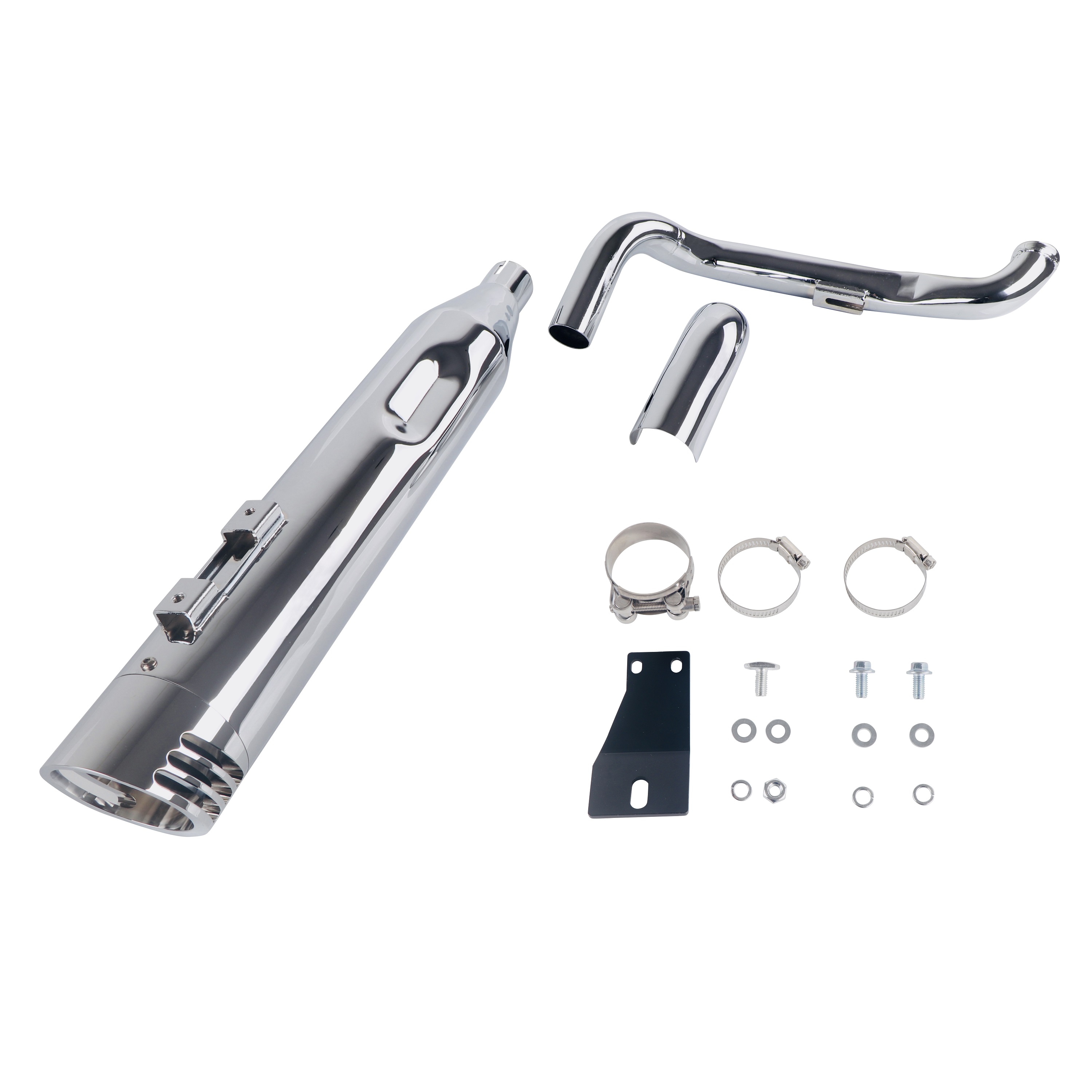⚠️SmokeyAngel Bassani 2-Into-1 Ripper Short Exhaust System For Harley