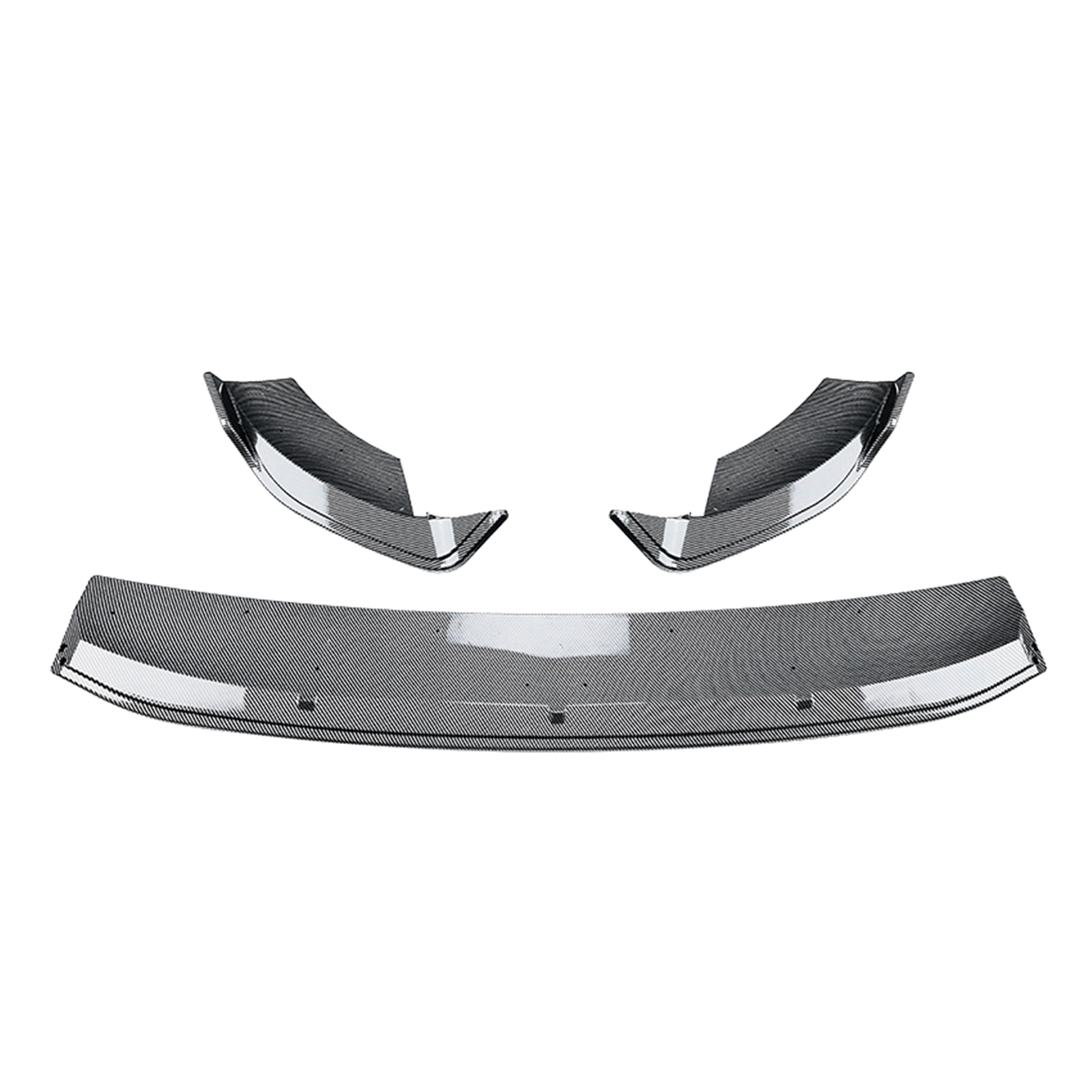 Front Bumper Spoiler Lip For Mercedes GLE Coupe (W167/C167 2024+) - Gloss Black ABS Lower Splitter