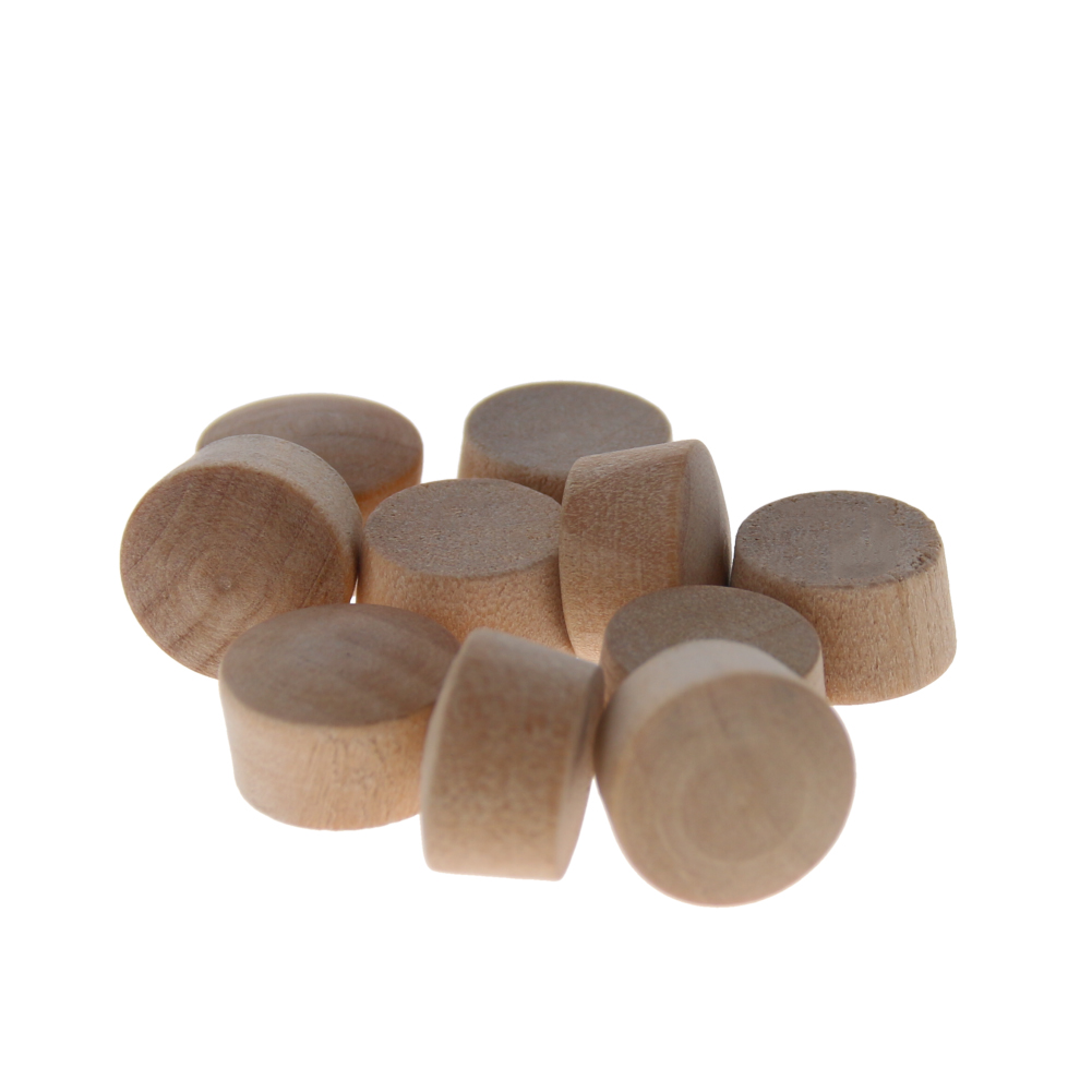 Dia 1015.5mm Round Head Screw Hole Plug Wood Button Top Plug Hardwood