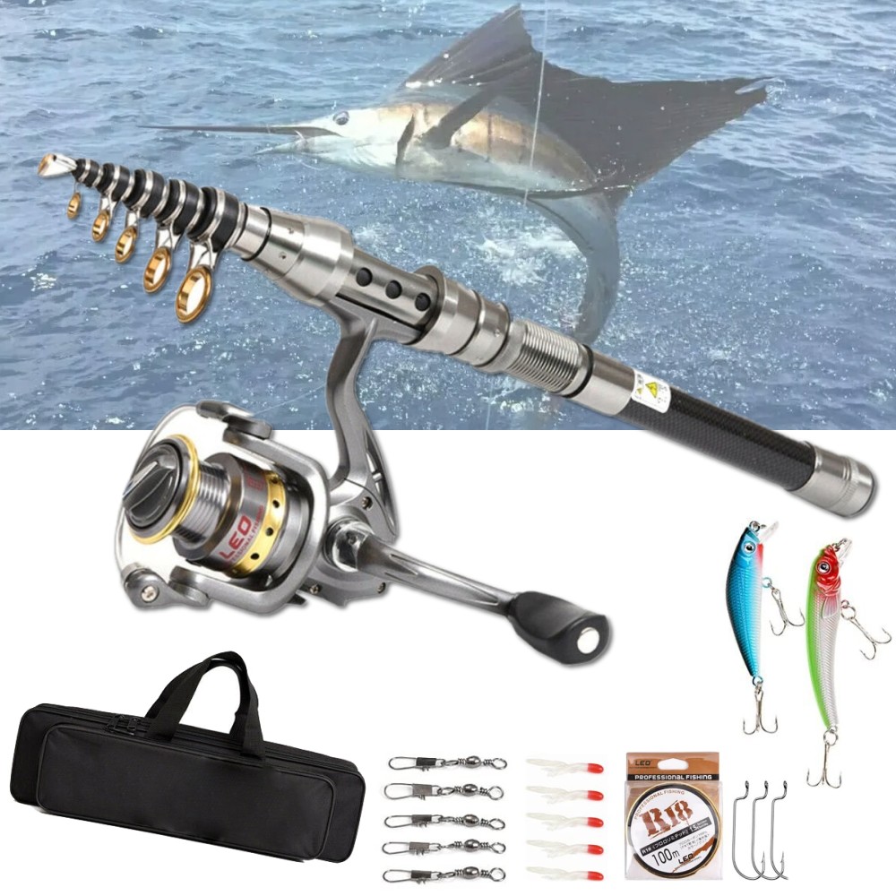 best starter telescopic fishing rod FINNECT cracks and even rough Telescopic Fishing The Best Rod