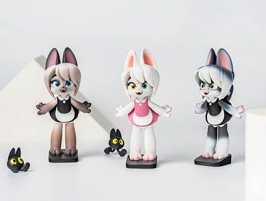 KONGZOO Maid Cat series Blind Box Confirmed Figure Desk