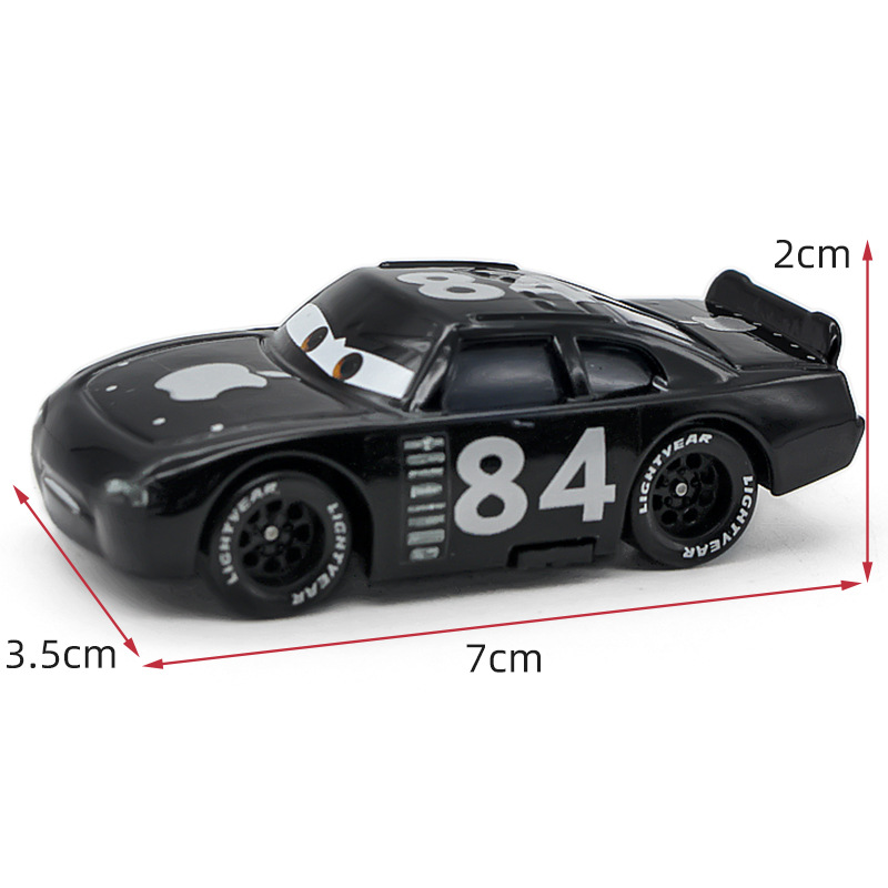 Disney Pixar Car NO.84 Black Apple Car Mack Hauler Cars Model Toys