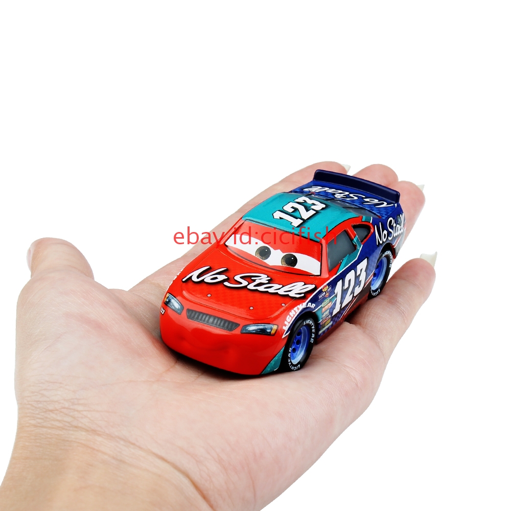 Mattel Disney Pixar Cars 3 No.123 Todd Marcus No Stall 1:55