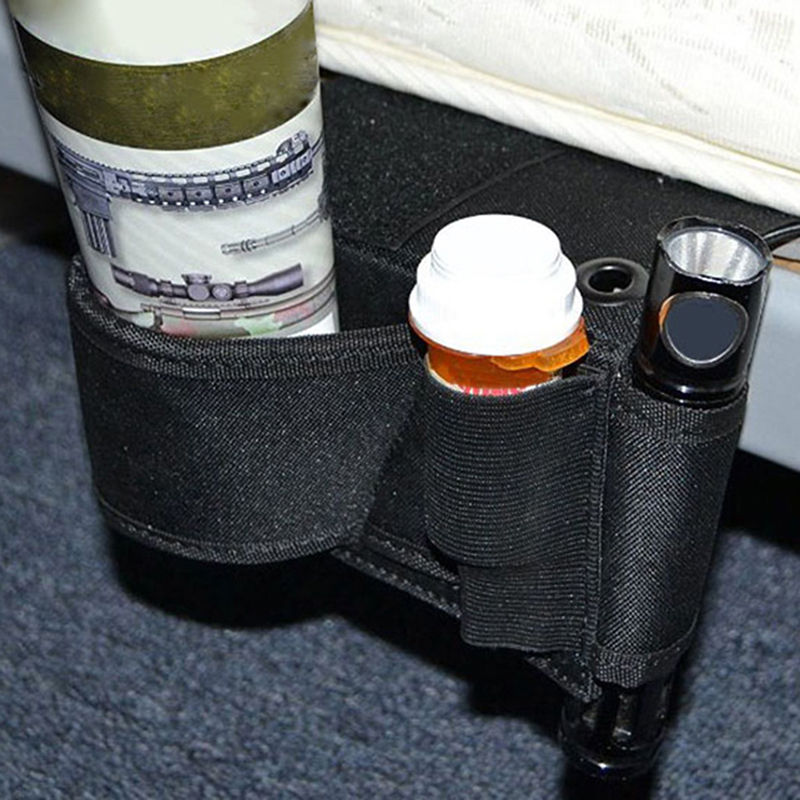 Concealed Under Car Seat Pistol Holster Wall Mount Bedroom Closet Gun