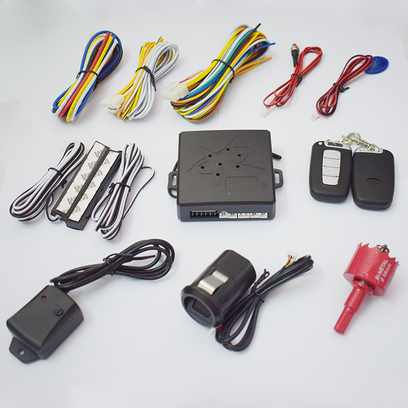 12V Car Fingerprint Push Button Keyless Entry Engine Starter Ignition