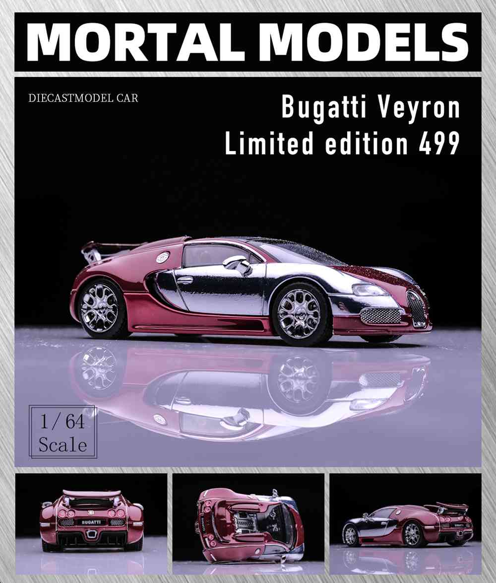 Mortal 1/64 Bugatti Veyron Super Sport Diecast Toys Model