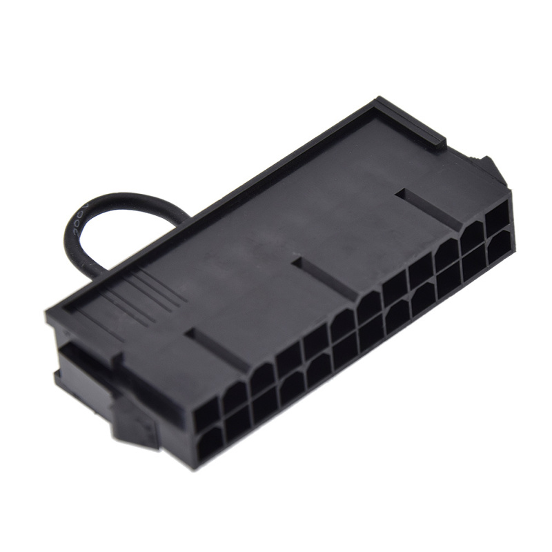 Black ATX Power Supply PSU Jumper Bridge Tool 24 Pin PSUBRIDGE24P