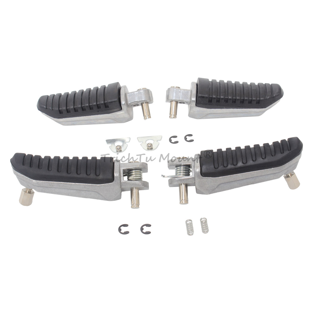 TCMT Black Aluminum Rear Footrest Foot Pegs For Suzuki Hayabusa GSX1300R (2008-2012) & GSX650