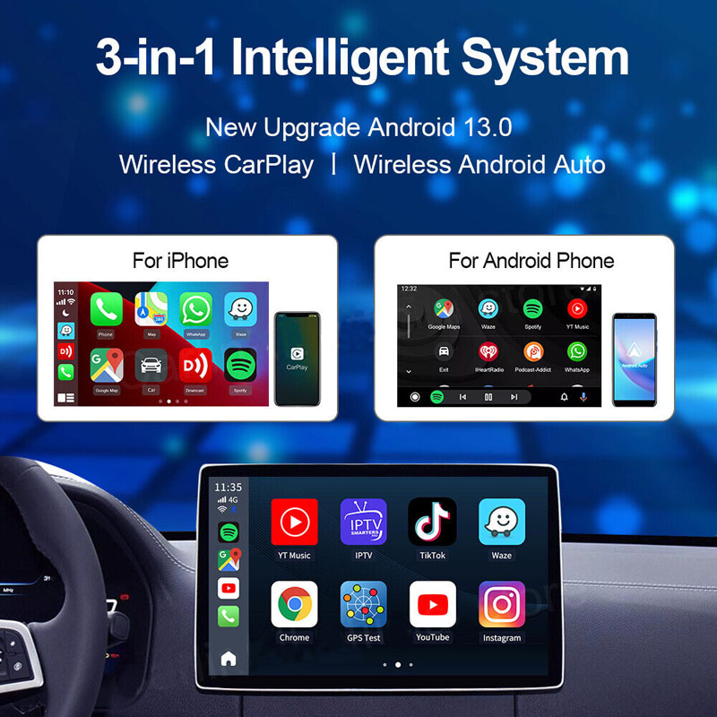8+128G Android 13 Wireless Carplay AI Box Android Player Adapter