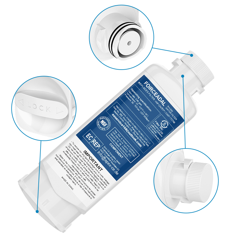 4Pack for Samsung Refrigerator(DA97-17376B) HAF-QIN/EXP