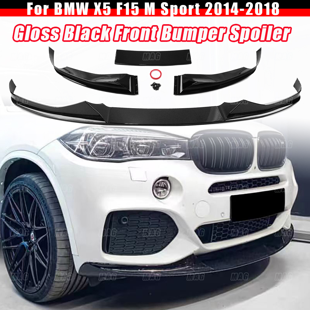 For BMW X6 G06 M Sport 2019-2023 Front Bumper Spoiler Lip Carbon Fiber Look/Gloss Black Lower Body Splitter Protector Kit Blade - AliExpress 車のフロントバンパースポイラーリップディフューザー下部スプリッターブレード保護ボディキット BMW X6 G06 スポーツ 2020