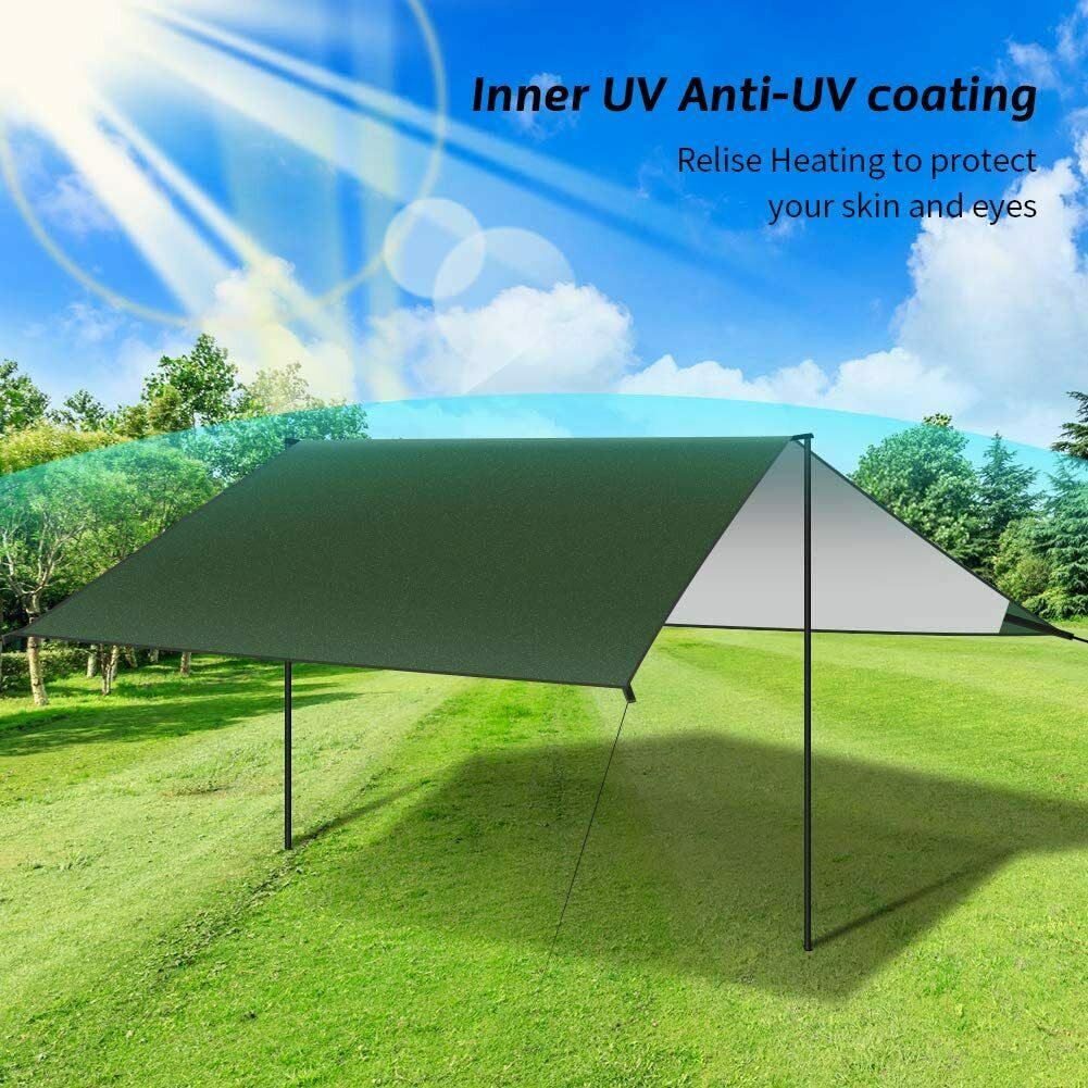 Wasserdichtes Camping Tarp 3x3m - Leichtes Shelter Für Outdoor