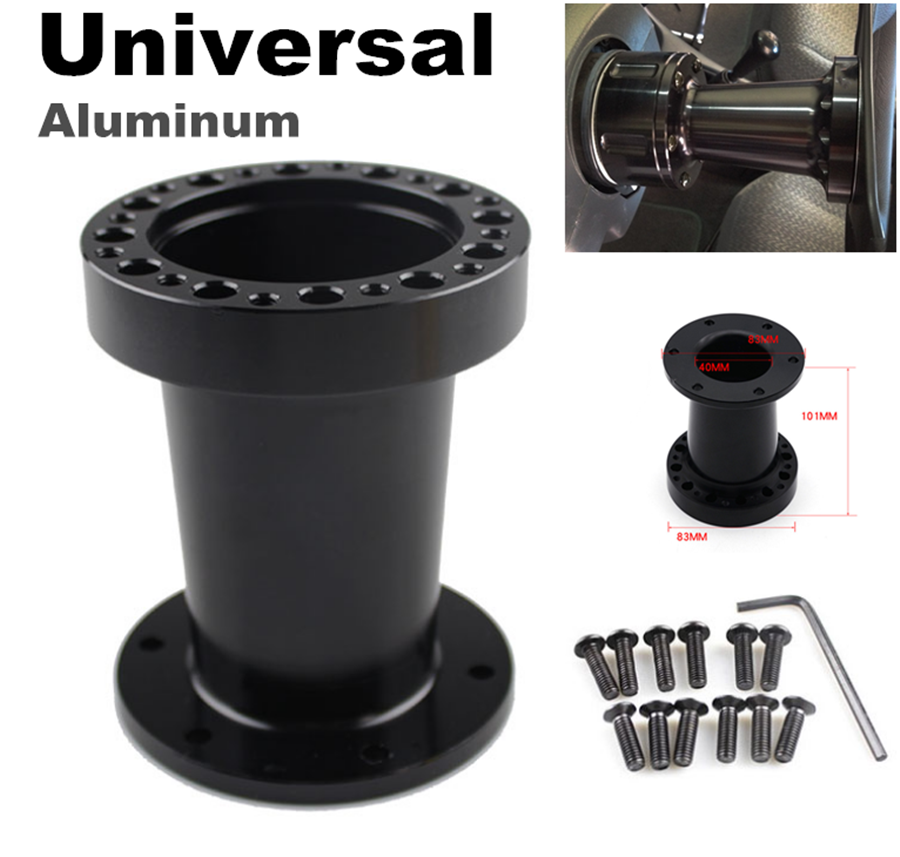 Universal 4 INCH Aluminum Spacer For Steering Wheel Hub Adapter Boss