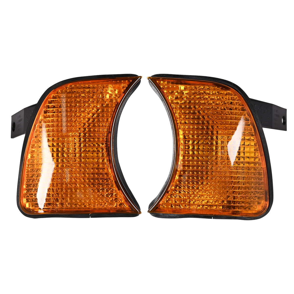 1 Pair For BMW 5-Series E34 1989-1995 Amber Corner Lights Turn