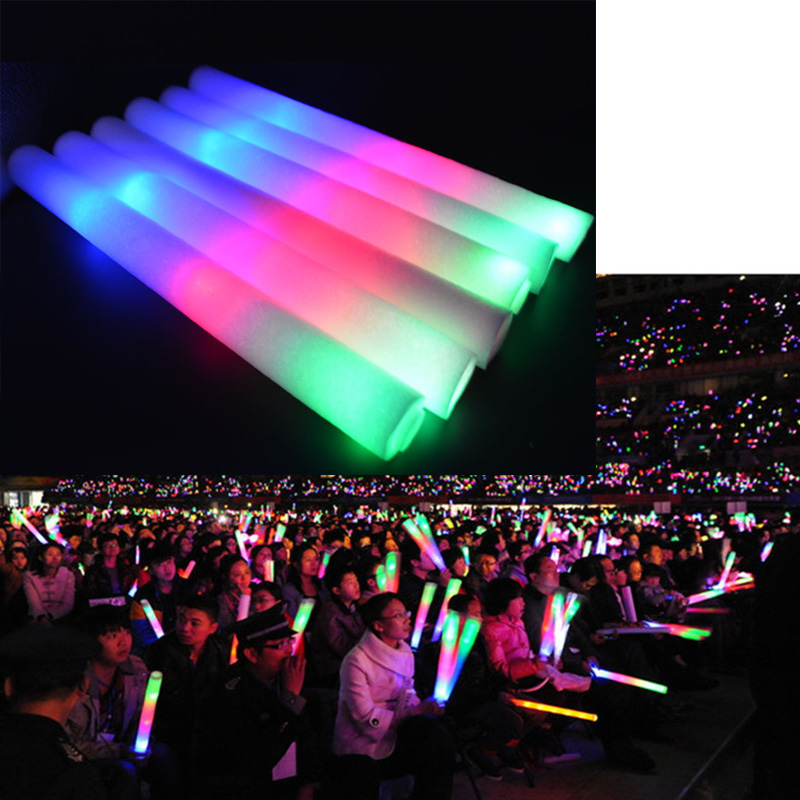150 Glow Flashing Foam Sticks LED Light Up Wands Wholesale Wedding