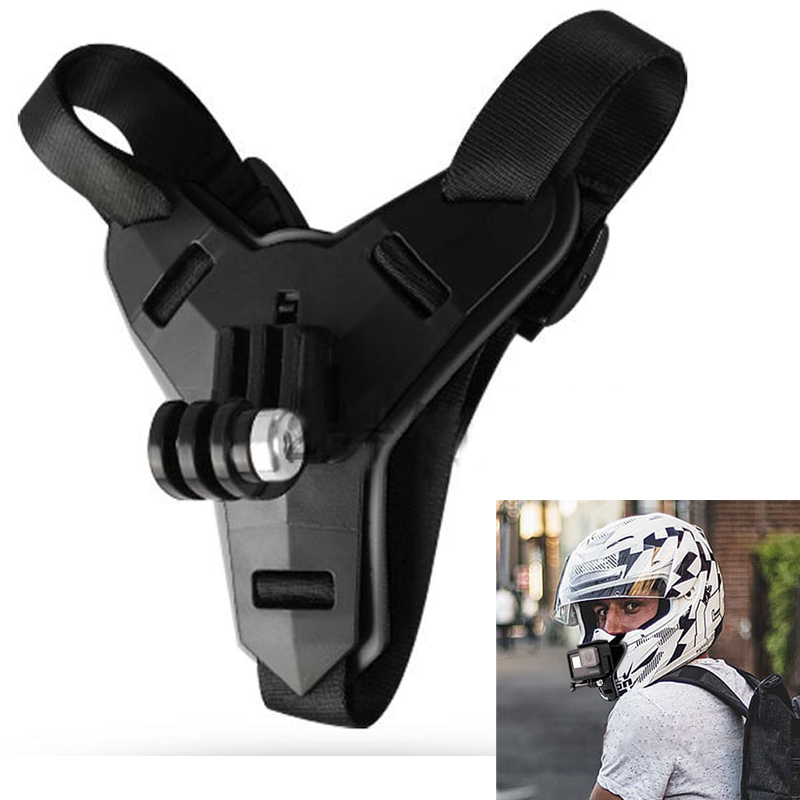 go pro hero 6 for motorcycle helmet Chin Mount Nolan N100-6 Ease of Usage This mount allows you a hands Full Face Helmet Chin Mount