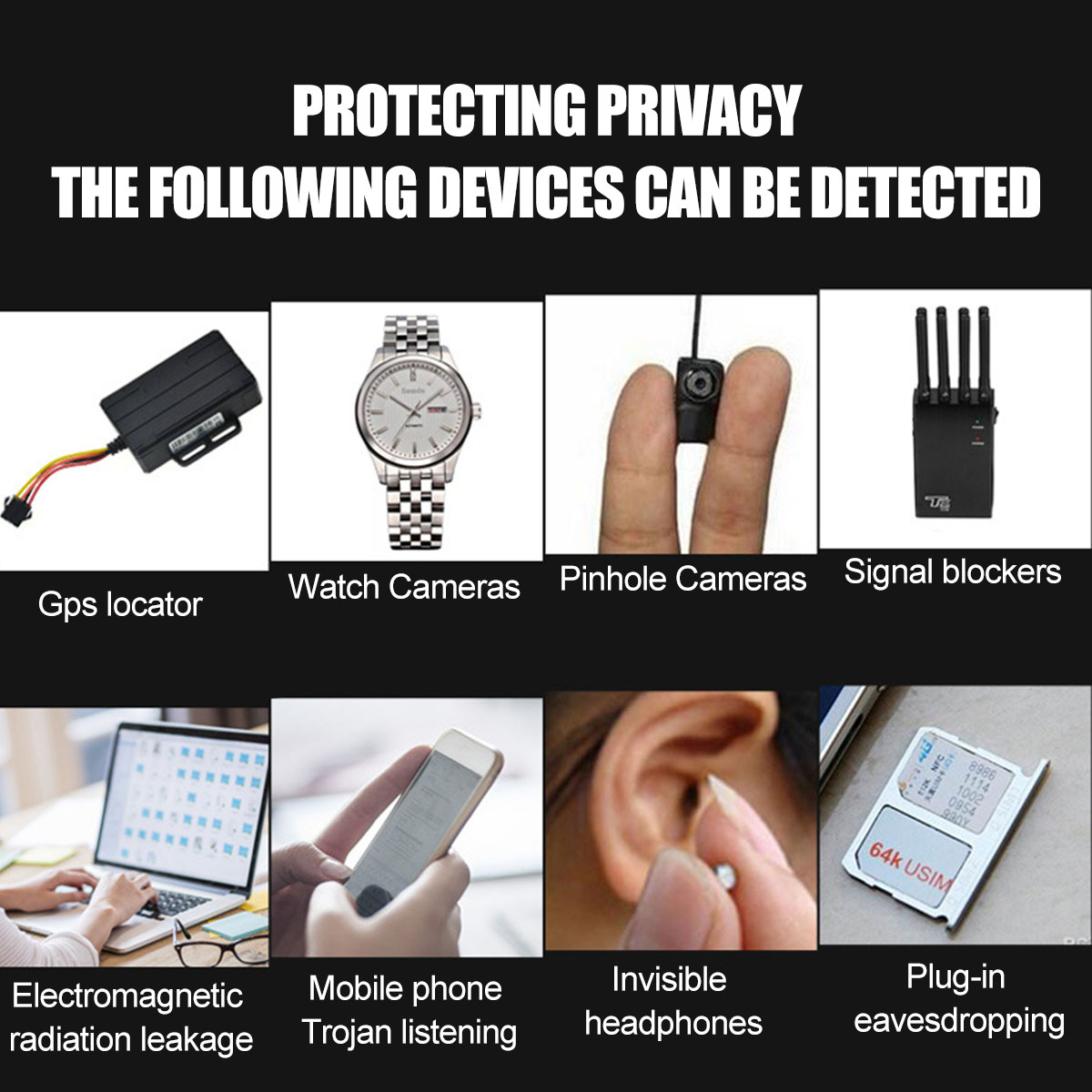 Update K68 Anti-Spy RF Detector Camera GSM Audio Bug GPS