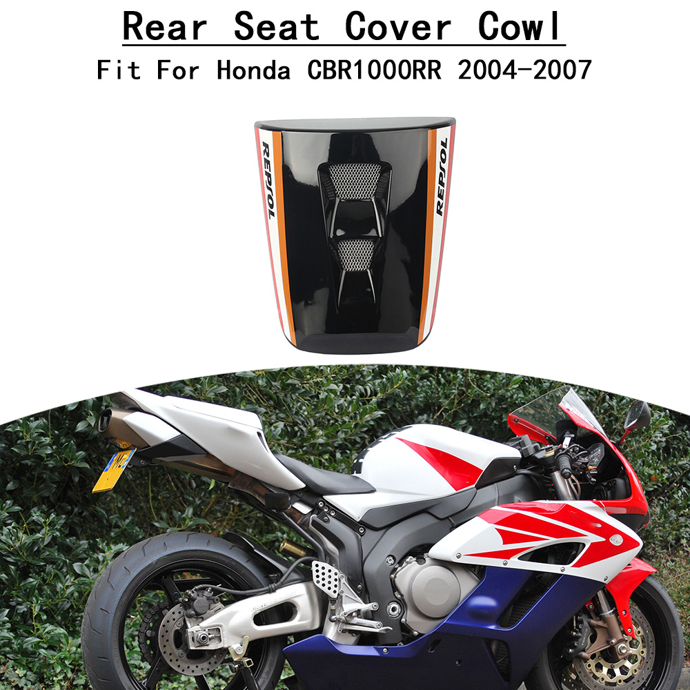 Achterbank staartkuip Motor Achter Passenger Cowl Seat Back Cover Kuip Deel Voor CBR1000RR CBR 1000 RR 2004-2007 CBR 1000RR(Giallo
