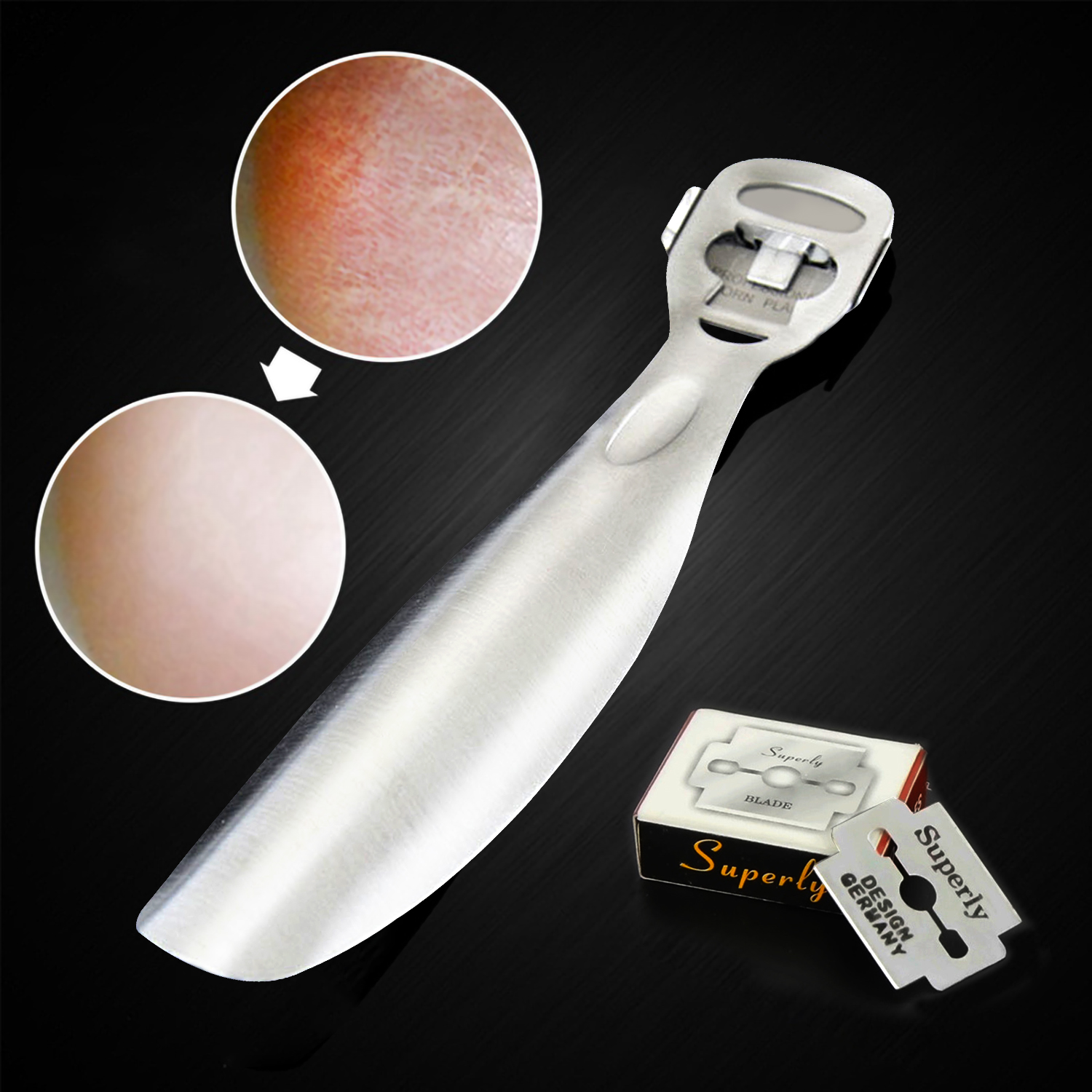 Pedicure Callous Callus Shaver Foot Hard Tough Skin Corn Remover Tool