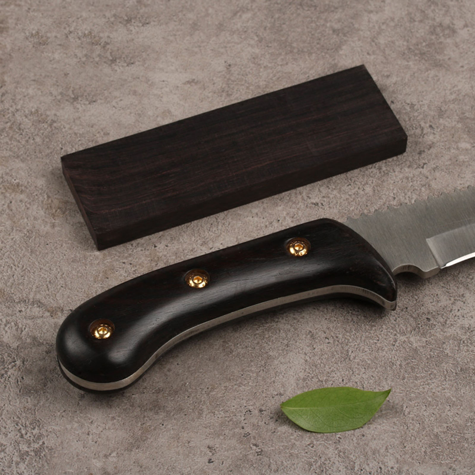 2pcs DIY Craft Nature Red Wood Handle Making Material Wooden Knife