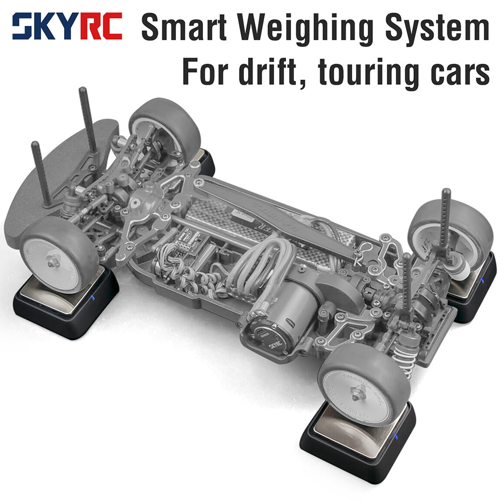 thumbnail image 2 of SkyRC Corner Weight System - RC Car Balancing Scale Kit For 1/8, 1/10, 1/12 Models - SK-500036 2 of 6