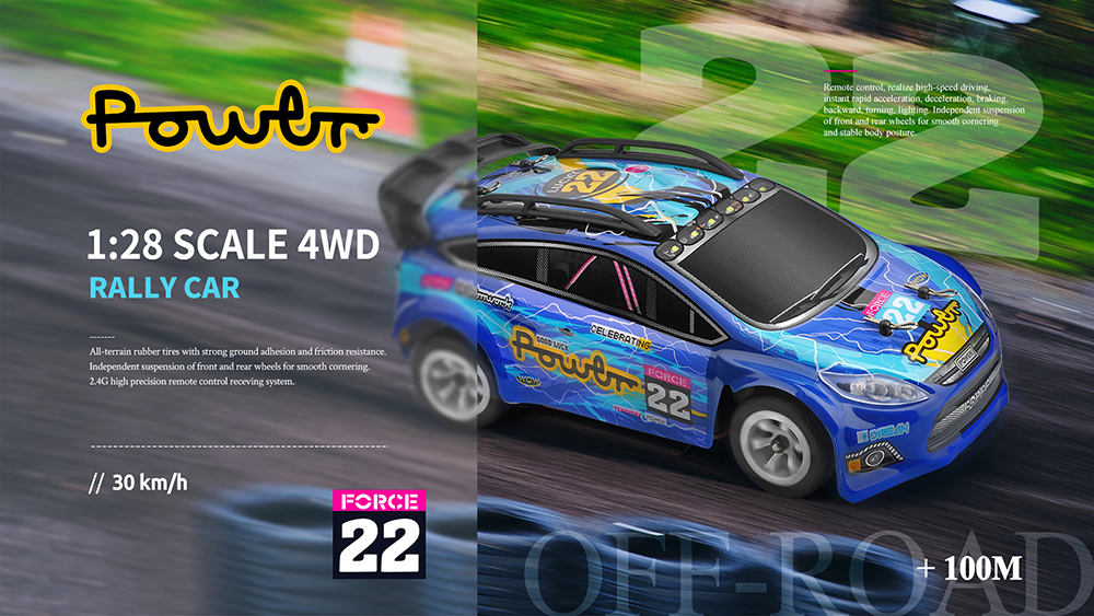 Wltoys 284010 Mini 1/28 RC Rally Car RC Drift Car 30km/h 4WD 2.4G