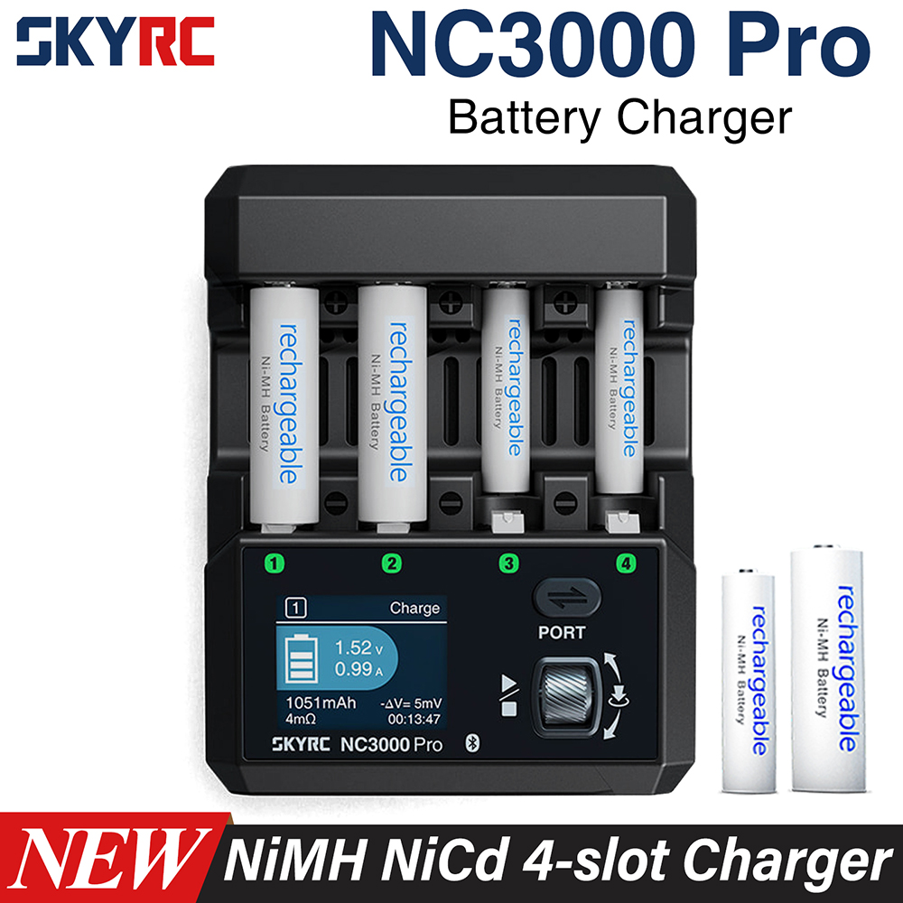 SkyRC NC3000 Pro NiMH NiCd Battery Charger LED APP Control