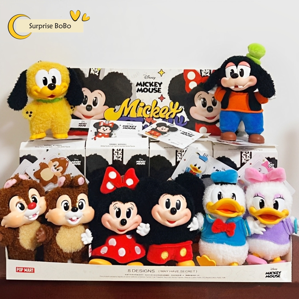 経典 Keychain Together Cute Family Mickey Series Blind Toy Plush ぬいぐるみ