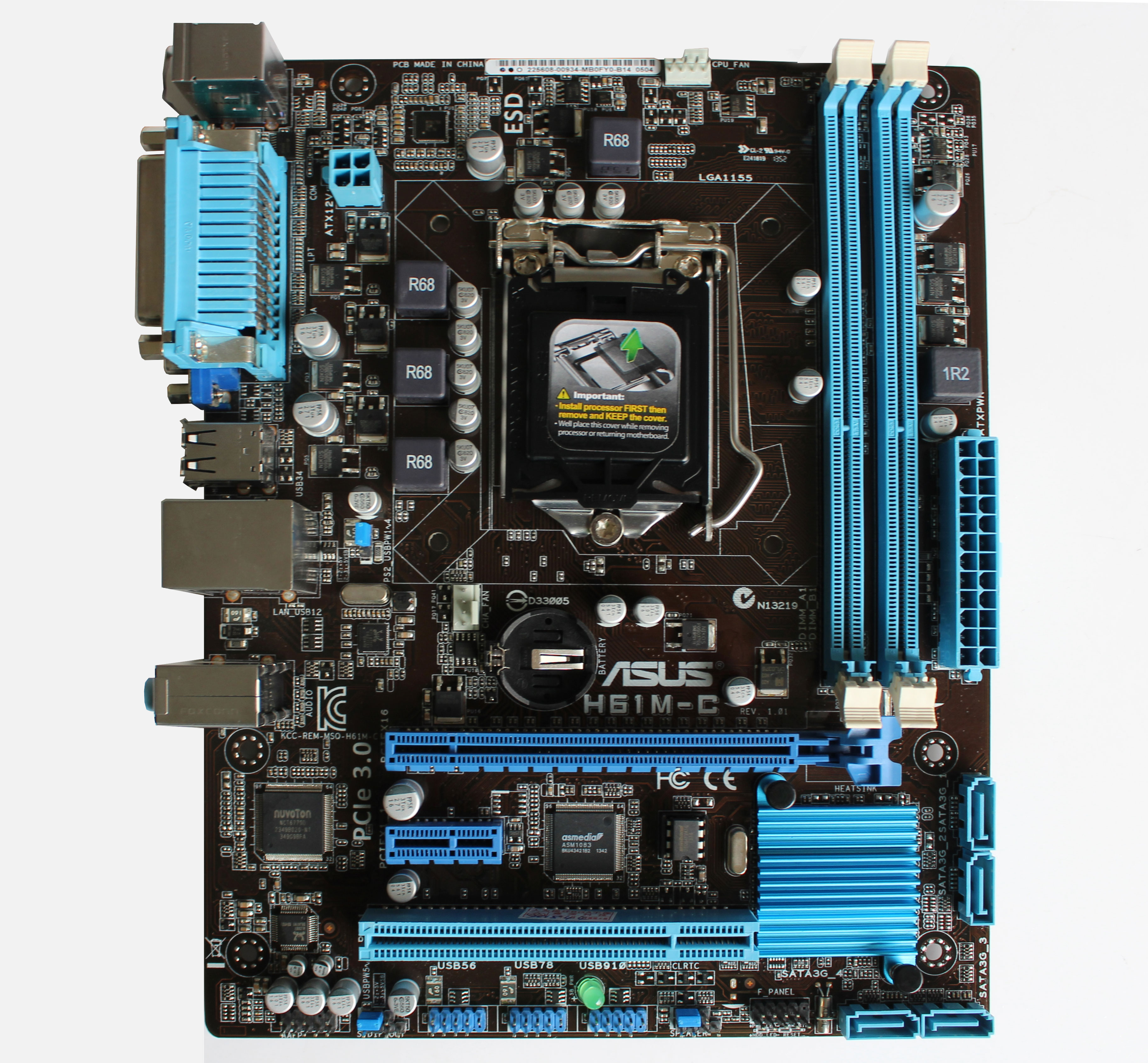 Asus P8H77-I REV.1.03 Motherboard Intel H77 LGA1155 DDR3 SATAlll