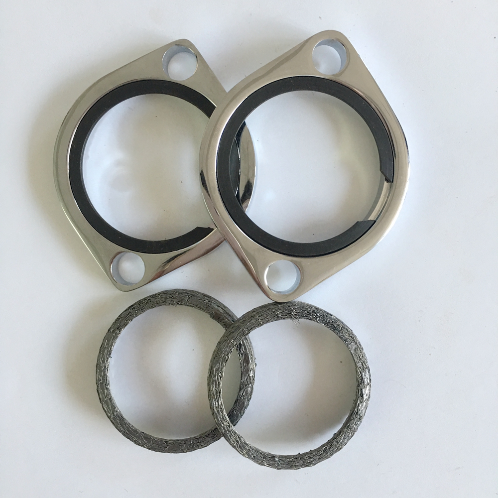 Chrome Exhaust Flange Kits For Harley 1984present Big Twin with