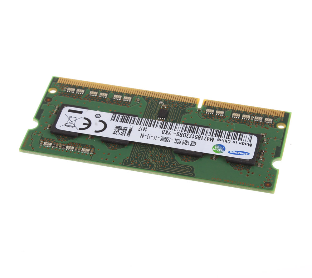 Samsung 4GB 1Rx8 PC3L-12800S DDR3L 1600MHz 204pin CL11 SO-DIMM