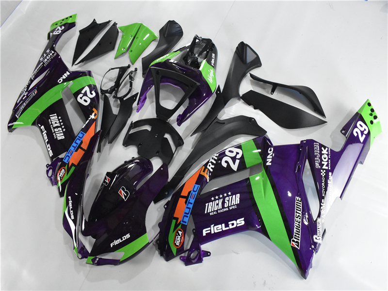 Injection Dark Purple Fairings Fit for Kawasaki NInja 2007 2008