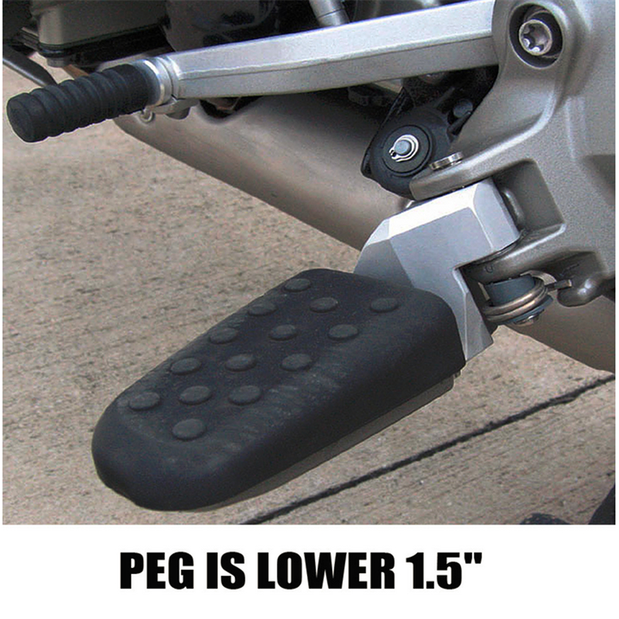 2Pcs Foot Peg Passenger Footrest Lowering Kit For BMW K1600GT GTL Grand