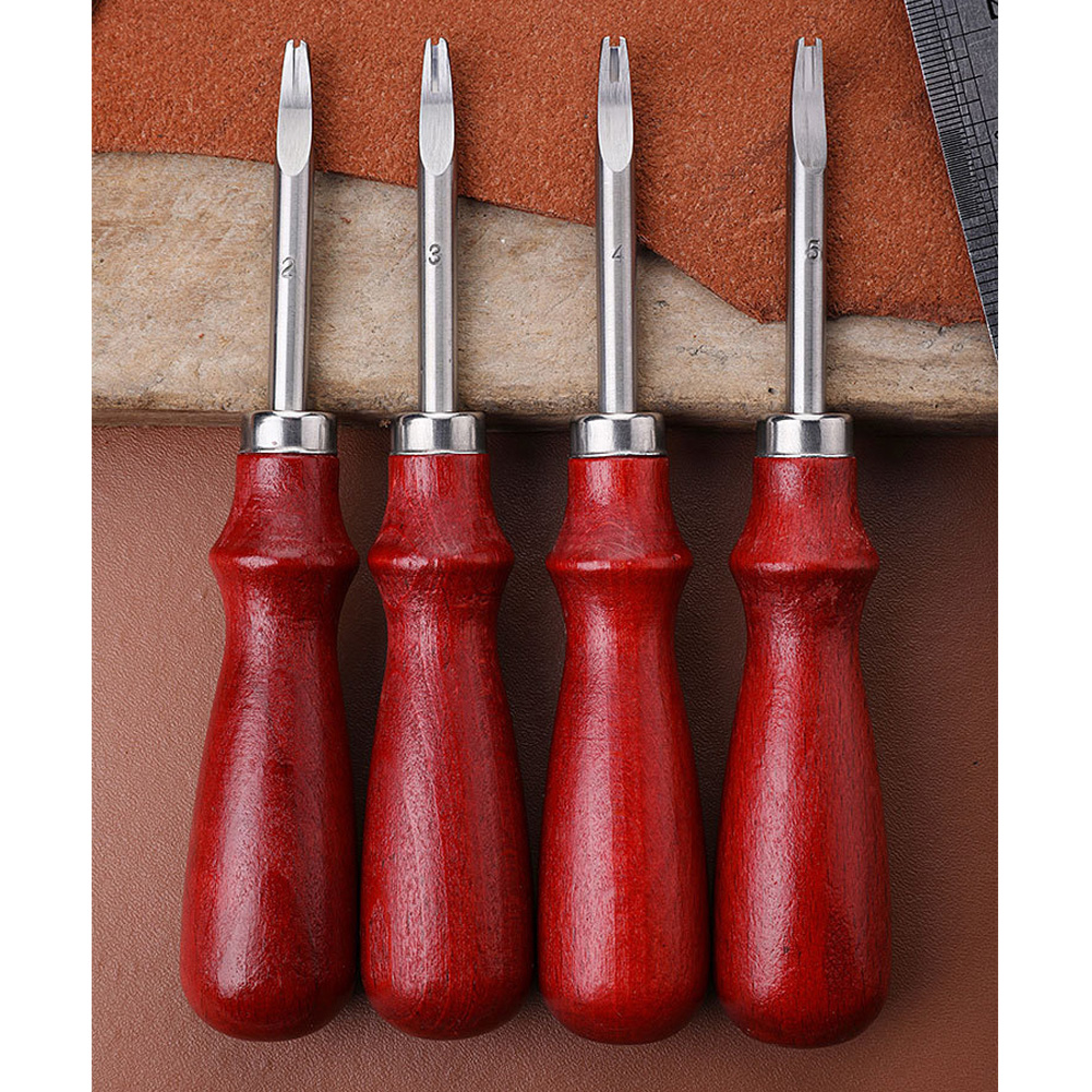 3 Size Leather Craft Edge Beveler Skiving Trimming Tools For DIY Leather Cutting