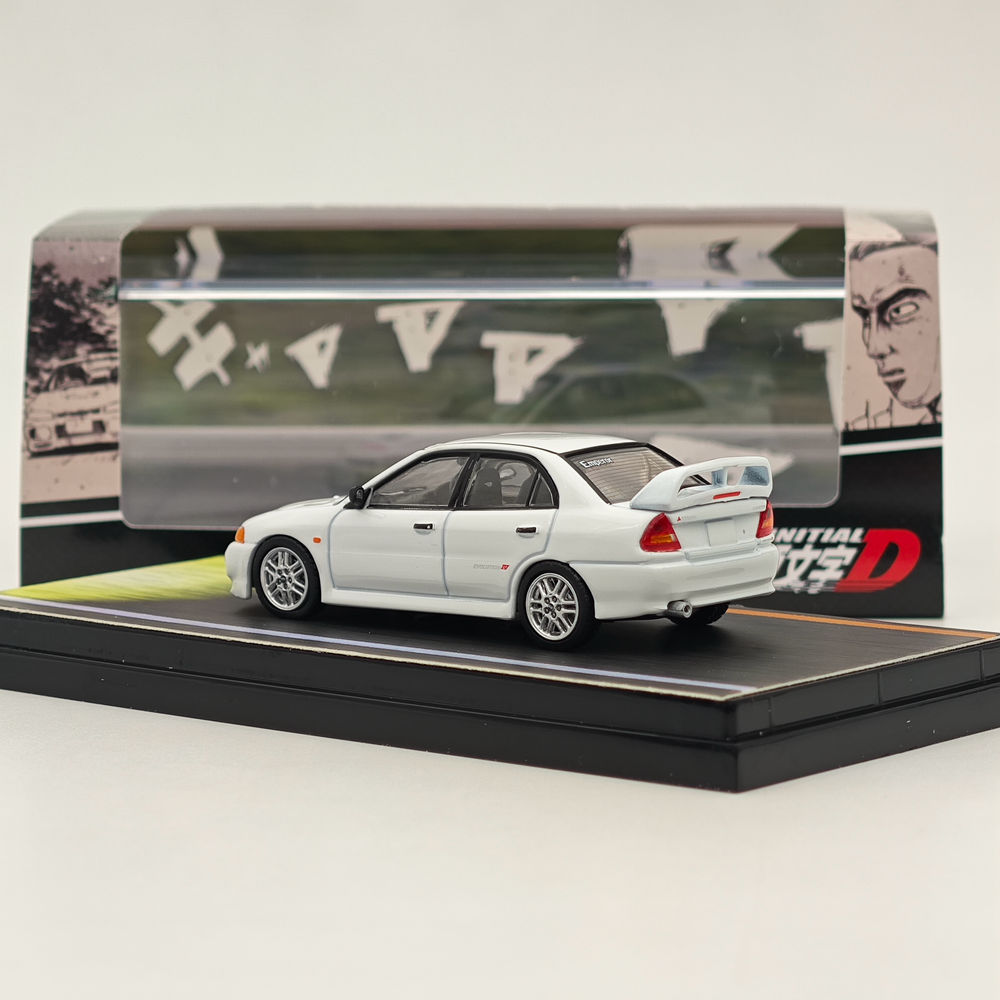 Hobby Japan 1/64 Mitsubishi Lancer RS Evolution IV INITIAL D White