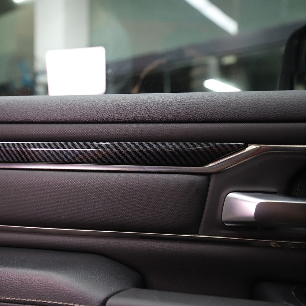 2Pcs Carbon Fiber Front Door Panel Decor Trim Cover For Dodge Ram 1500 2019+ eBay 2Pcs Carbon Fiber Front Door Panel Decor Trim Cover For Dodge Ram 1500 2019+ eBay