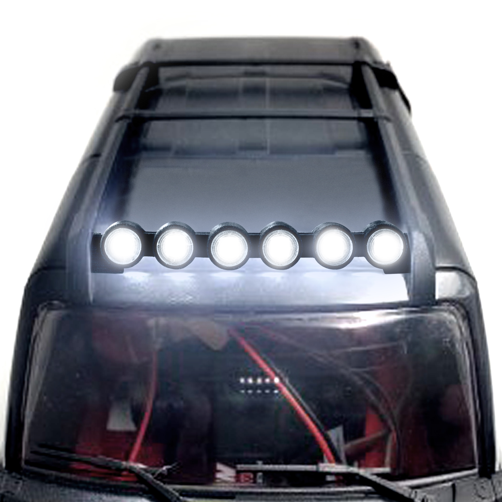 Kit Barra Luminosa LED Per Auto RC TRX4M - Luci Tetto Per Modellini 1/18