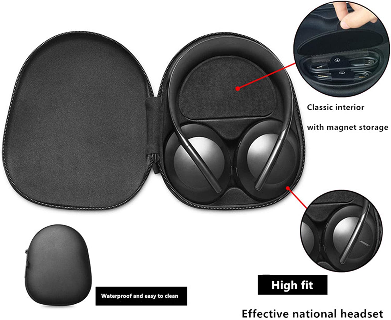 BOSE Noise Cancelling Headphones700 ケース付 ブルートゥースヘッドホン Bose Noise Cancelling Headphones 700