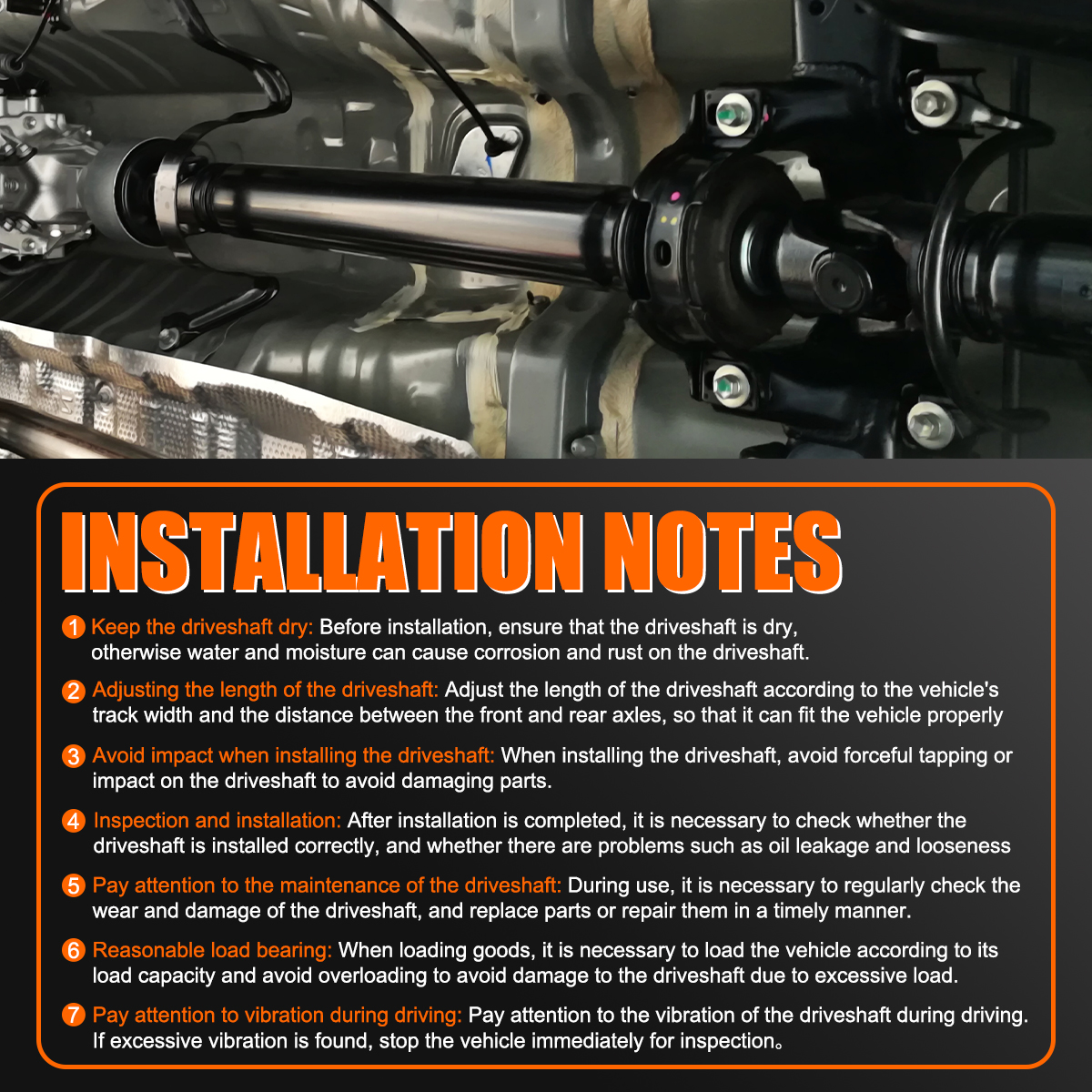 Drive Shaft Assembly For 2011-19 Jeep Grand Cherokee V6 3.6L