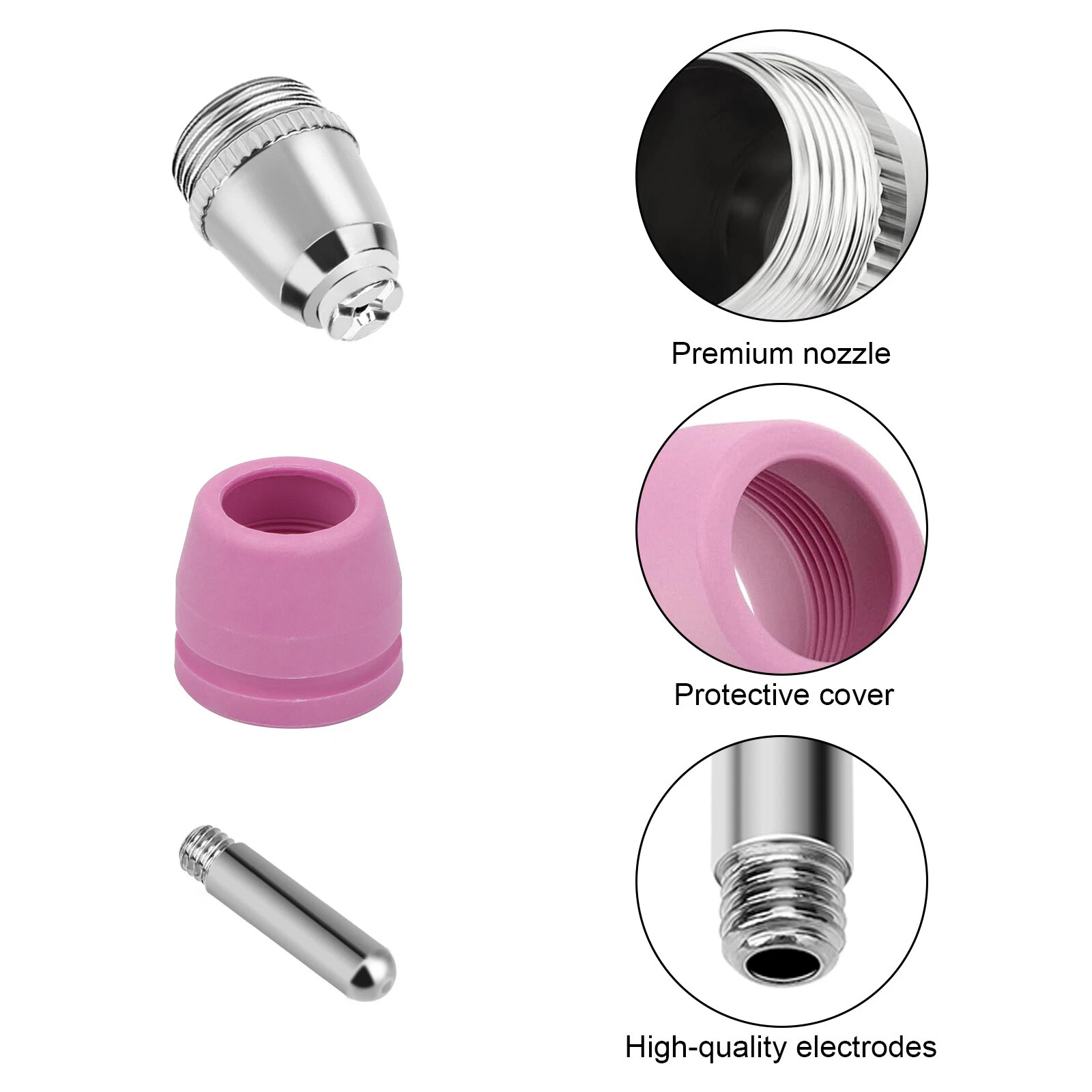 50/60 Amp SG55 AG60 Air Plasma Cutter Cutting Torch Gun Head And Body 3M - View #2