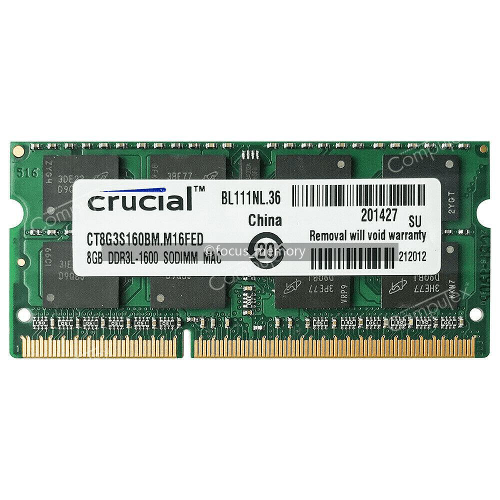 crucial 16gb ddr3l 1600 sodimm memory for mac crucial 16gb ddr3l 1600 sodimm memory for mac