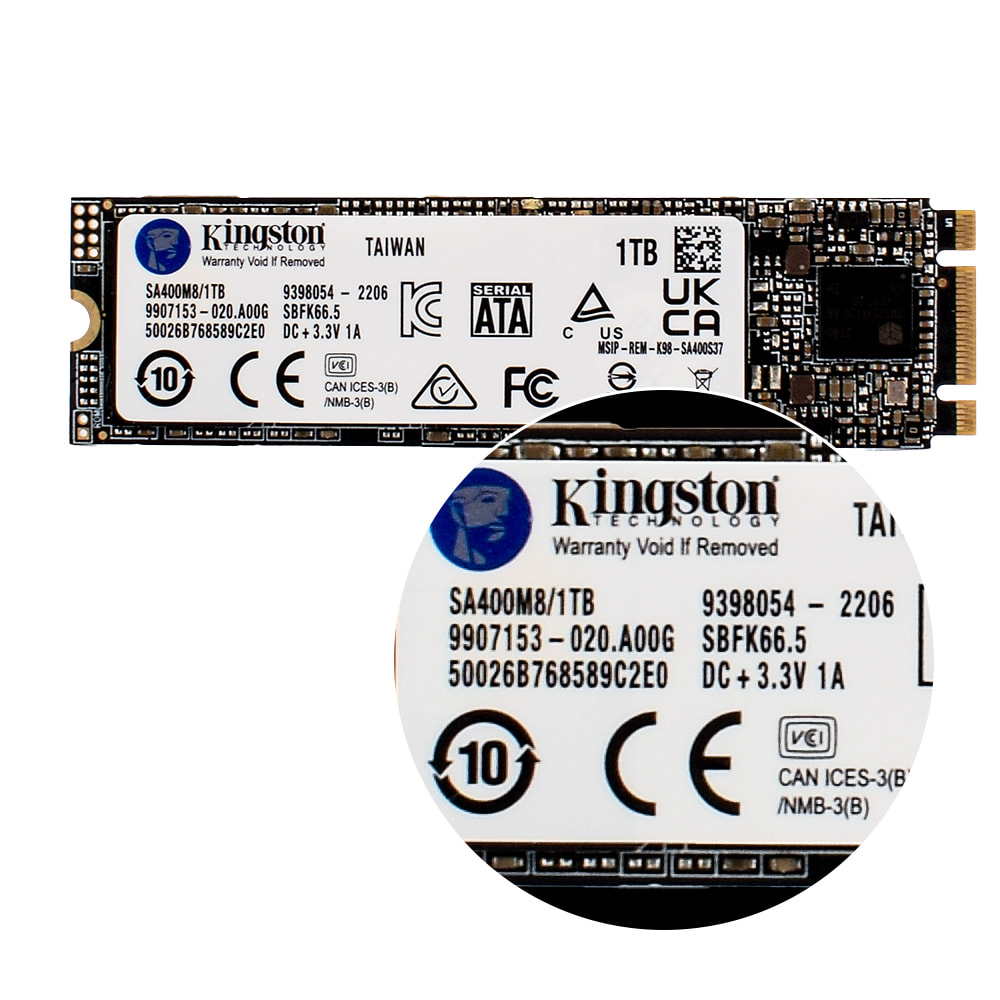 Kingston SSD A400 NGFF 1TB 2TB 480GB 2.5 Inch NVME PCle