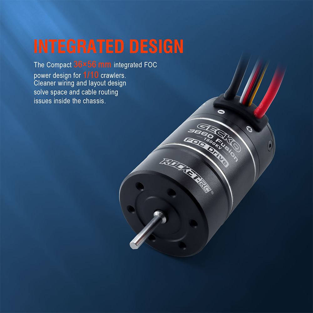 SURPASS HOBBY Brushless Sensored System 2IN1 Motor GECKO 3660