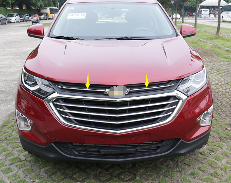 For Chevrolet Equinox 18-2020 ABS Chrome Exterior Front Grille Grill