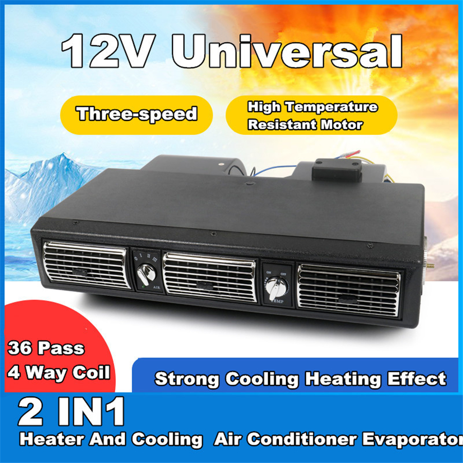 12V A/C Evaporator Kit Air Conditioning Cool & Hot Vent 3 Level DIY